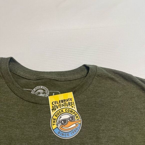 NWT The Duck Company Beaver Bay Green T-Shirt Size Large New - Picture 4 of 8